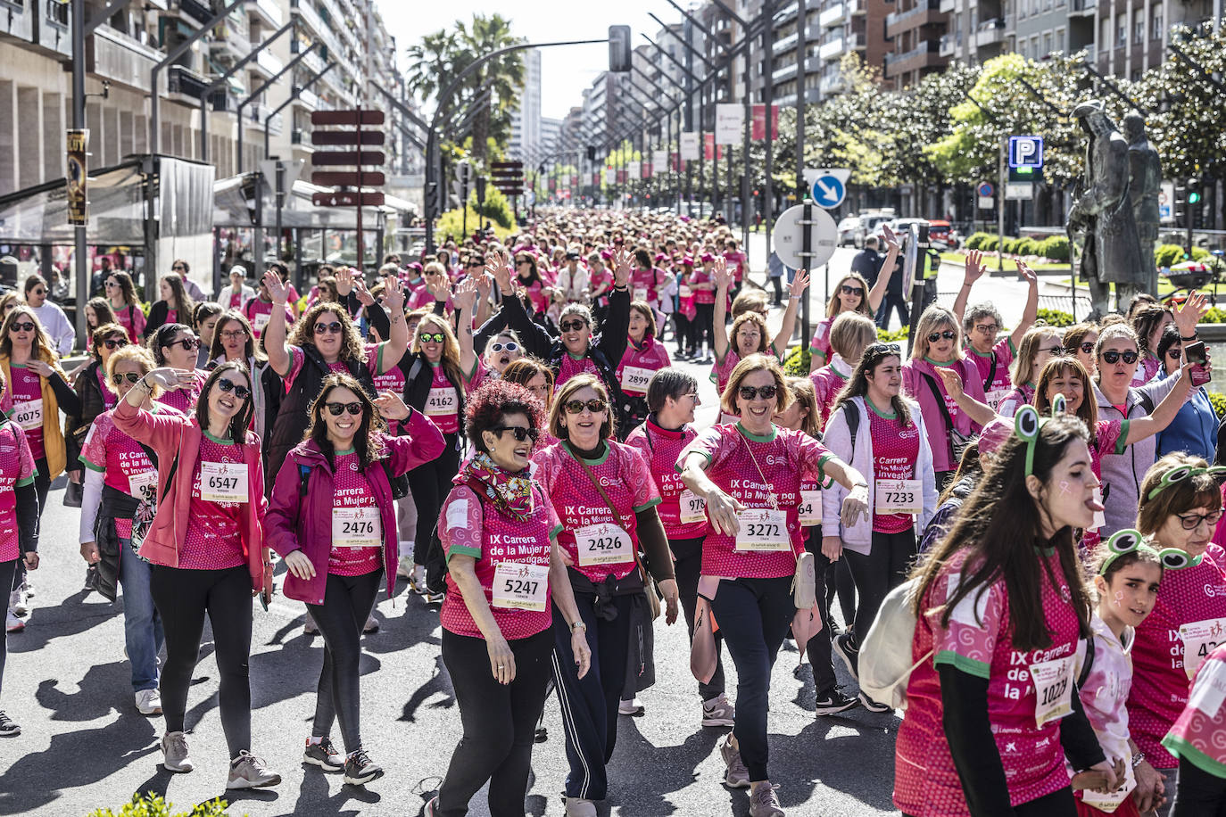 Las imágenes de la Carrera de la Mujer (I)