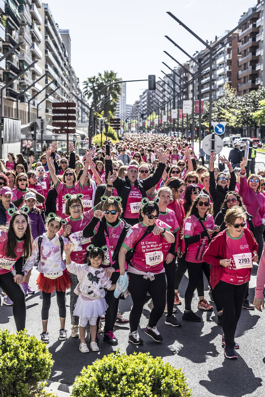 Las imágenes de la Carrera de la Mujer (I)