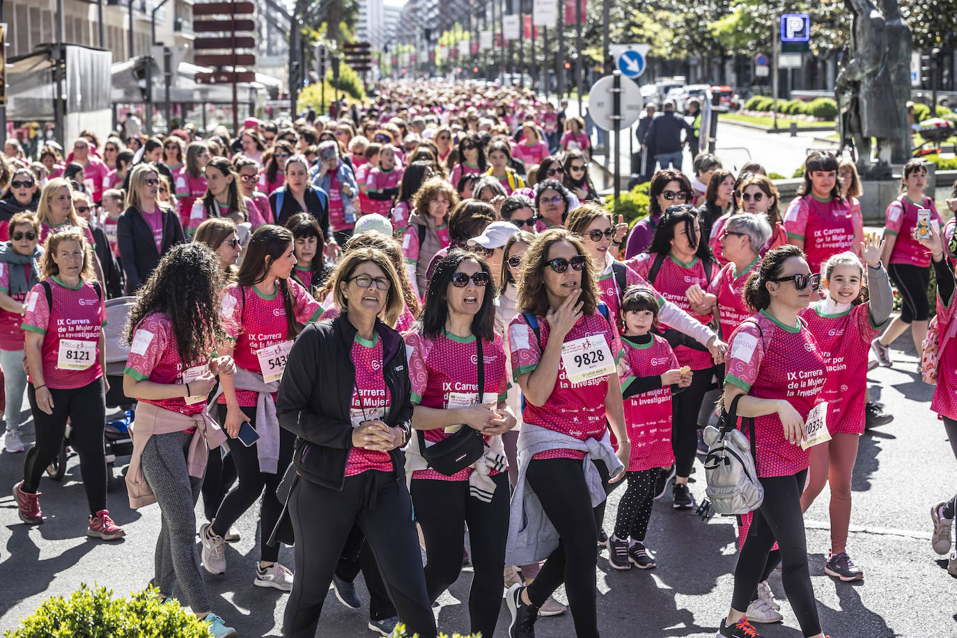 Las imágenes de la Carrera de la Mujer (I)