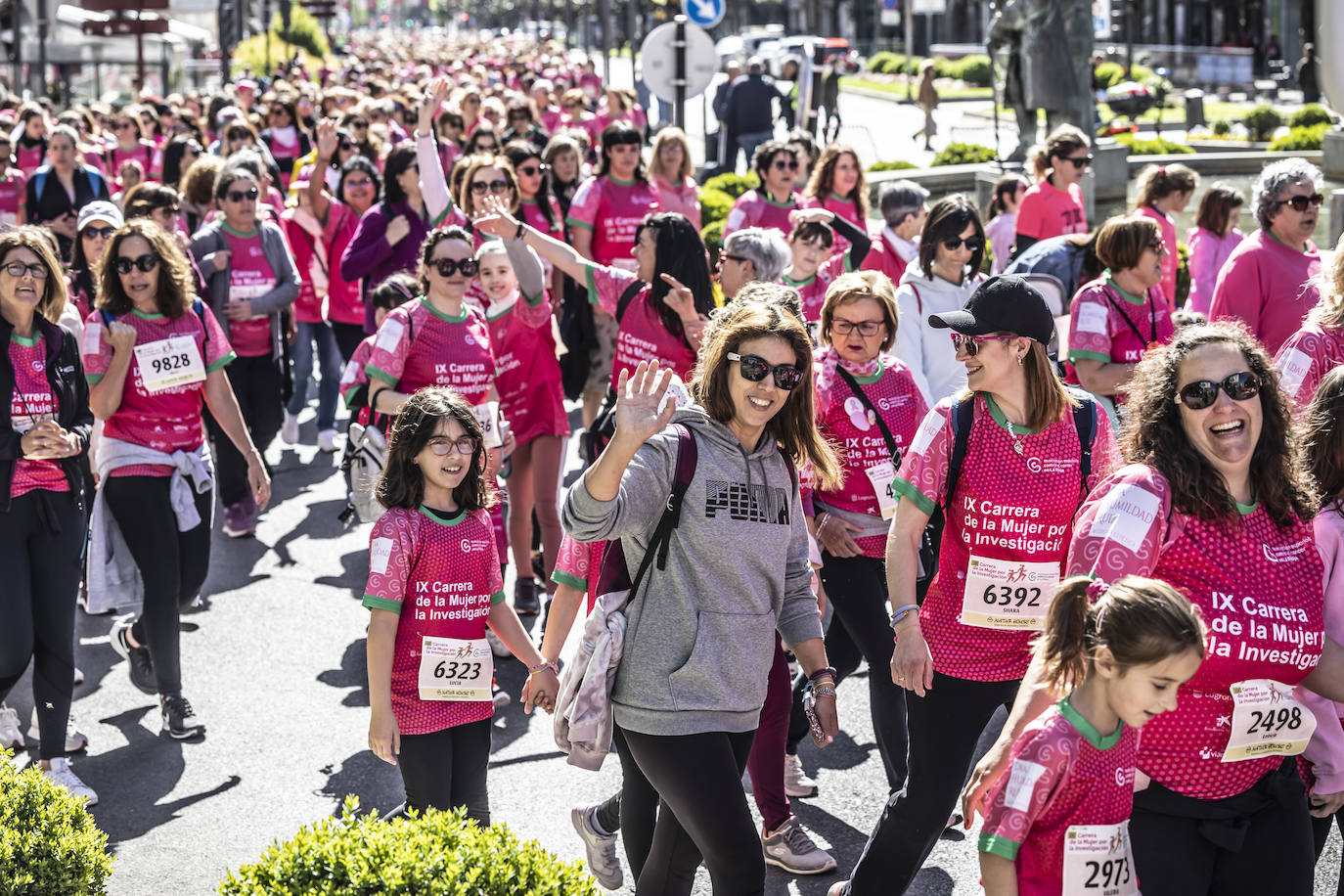 Las imágenes de la Carrera de la Mujer (I)