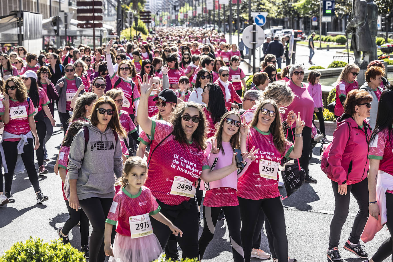 Las imágenes de la Carrera de la Mujer (I)