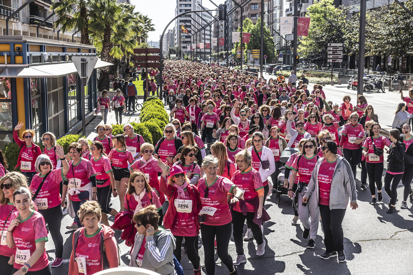 Las imágenes de la Carrera de la Mujer (I)