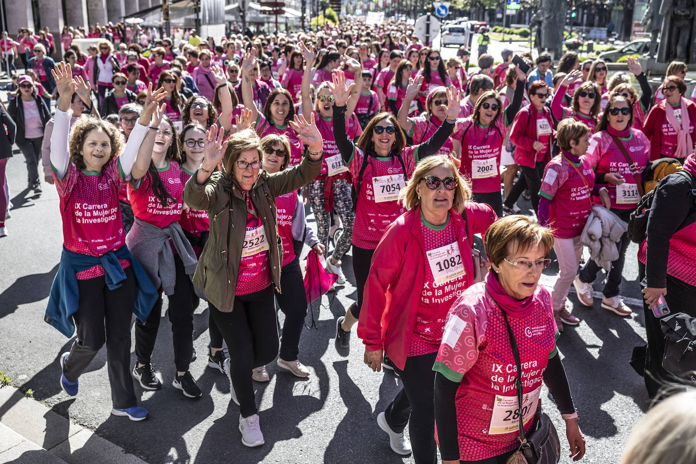 Las imágenes de la Carrera de la Mujer (I)