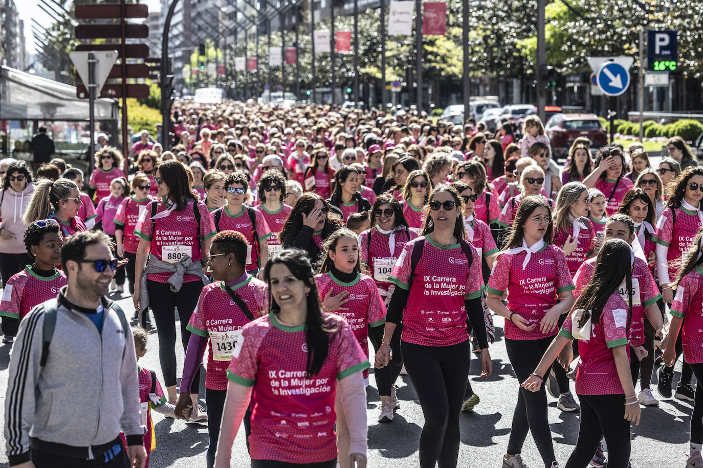 Las imágenes de la Carrera de la Mujer (I)