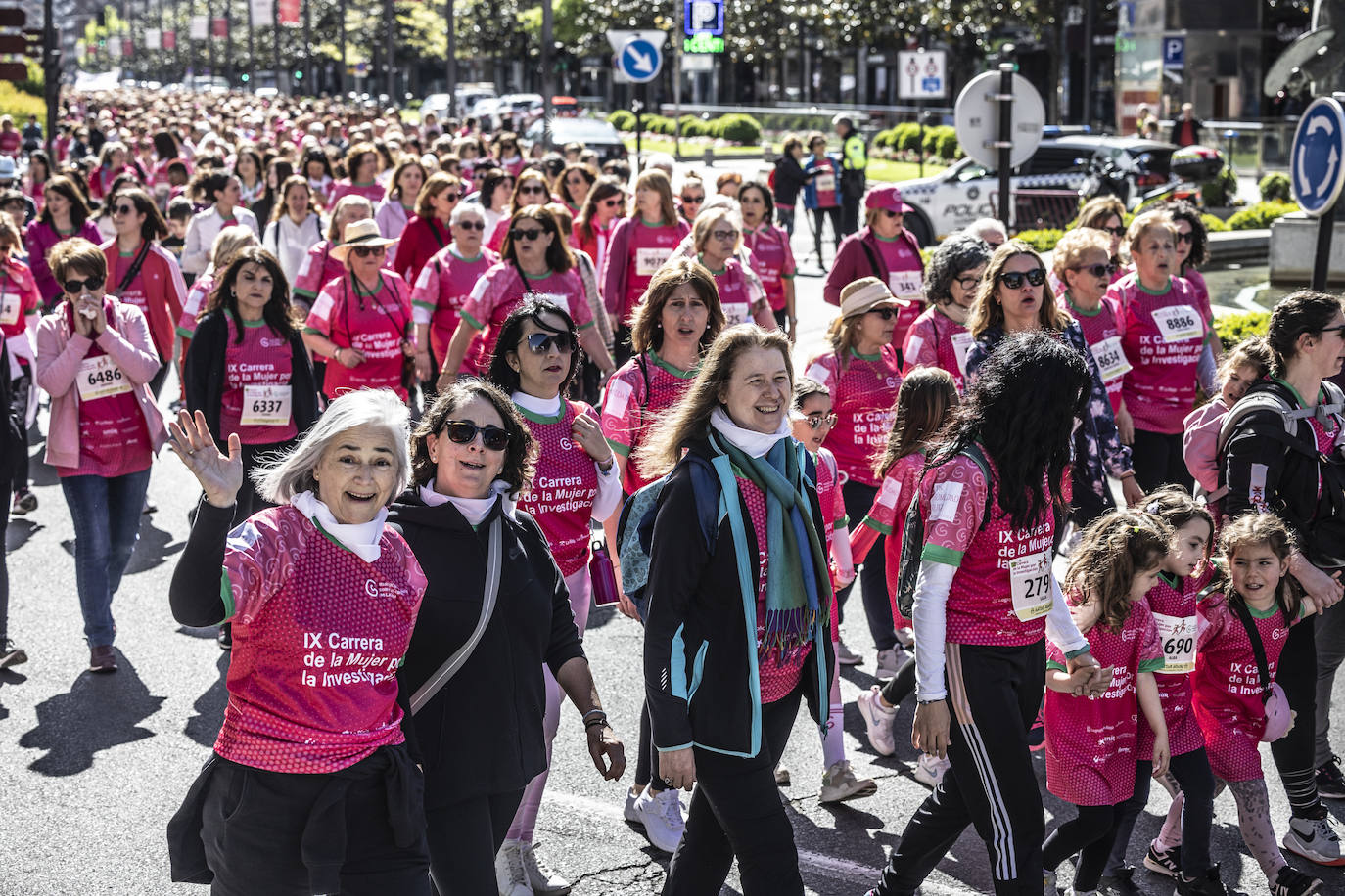 Las imágenes de la Carrera de la Mujer (I)