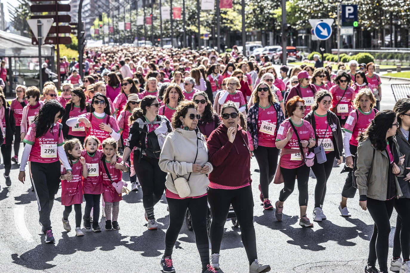 Las imágenes de la Carrera de la Mujer (I)