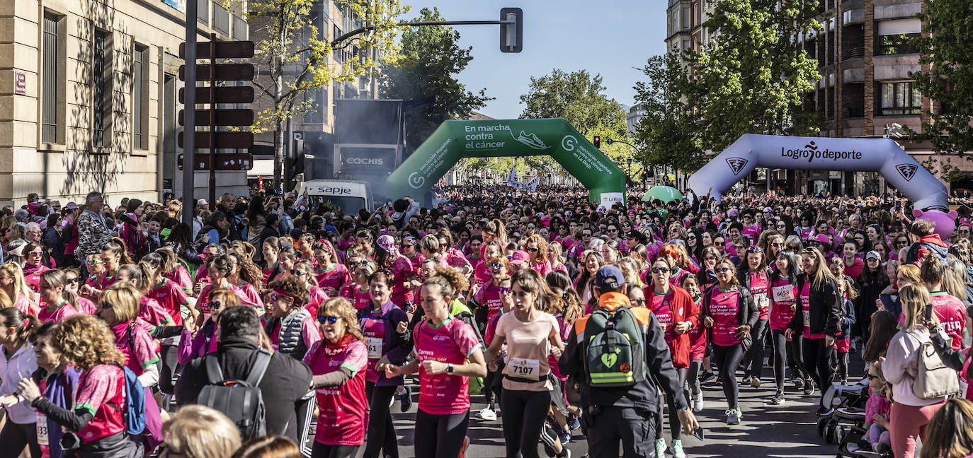 Las imágenes de la Carrera de la Mujer (I)