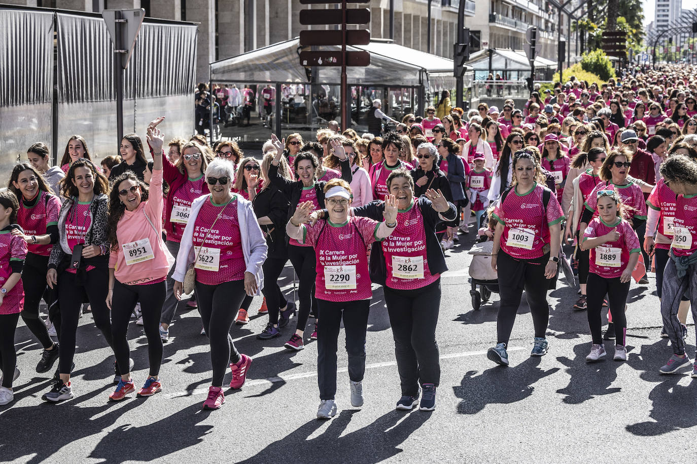 Las imágenes de la Carrera de la Mujer (I)