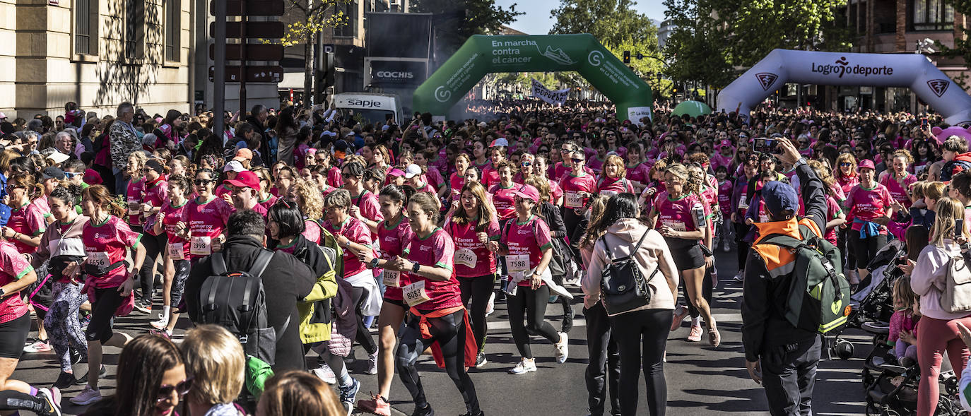 Las imágenes de la Carrera de la Mujer (I)