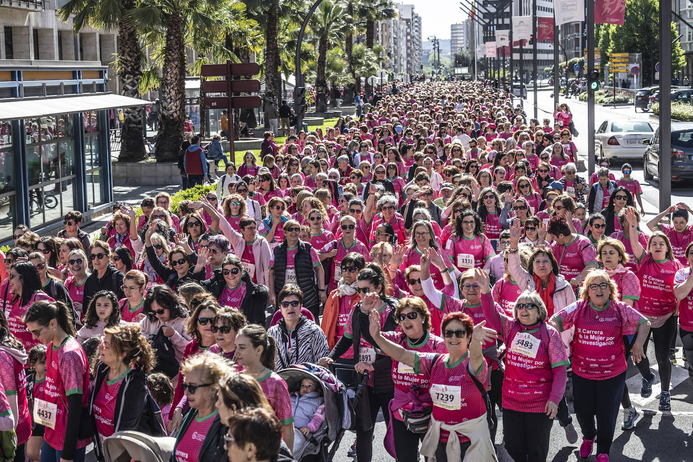 Las imágenes de la Carrera de la Mujer (I)