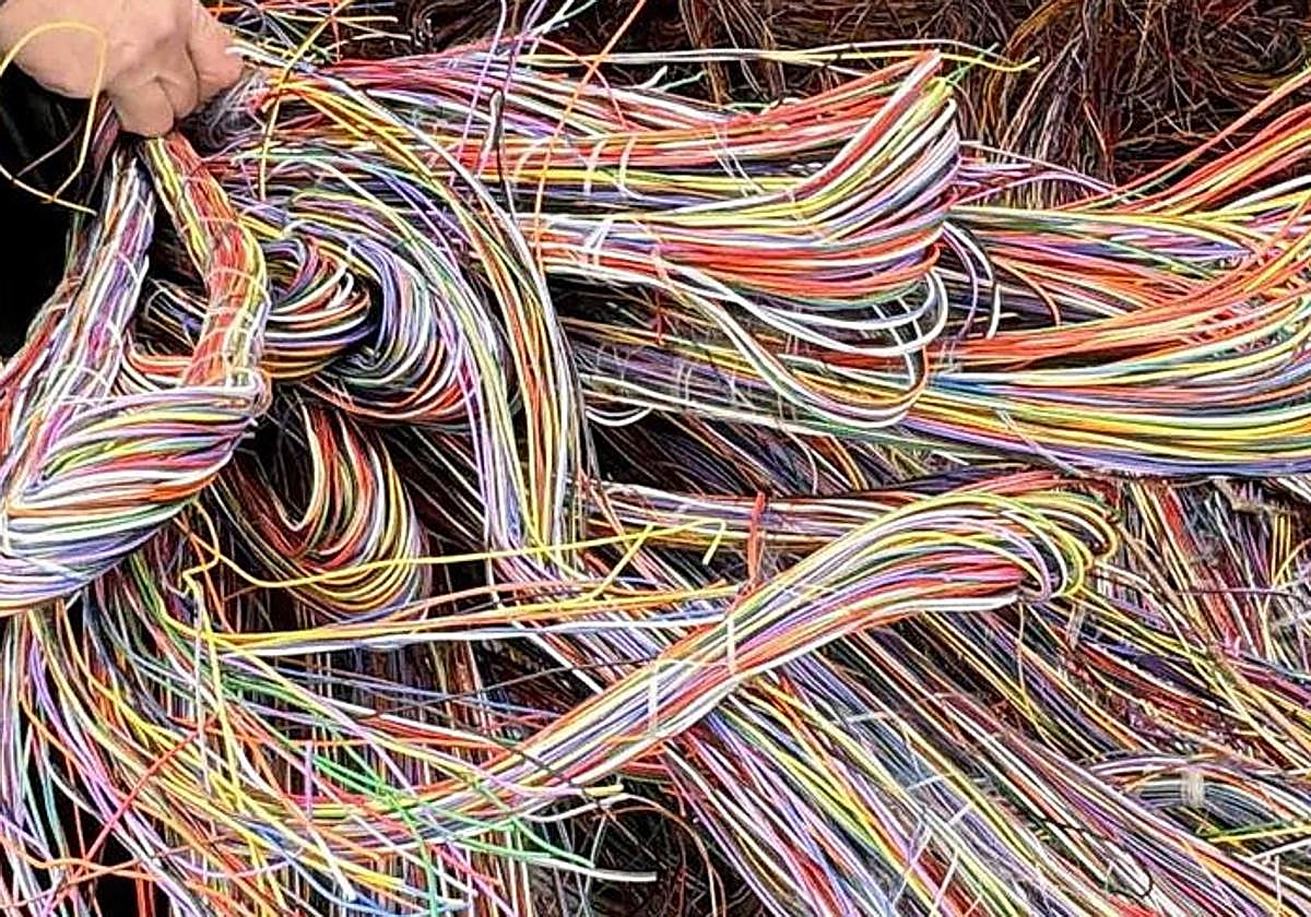 Imagen de archivo de otra intervención relacionada con el robo de cobre