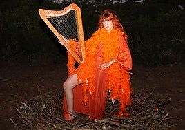 La arpista eléctrica y cantante gaditana Musgö.