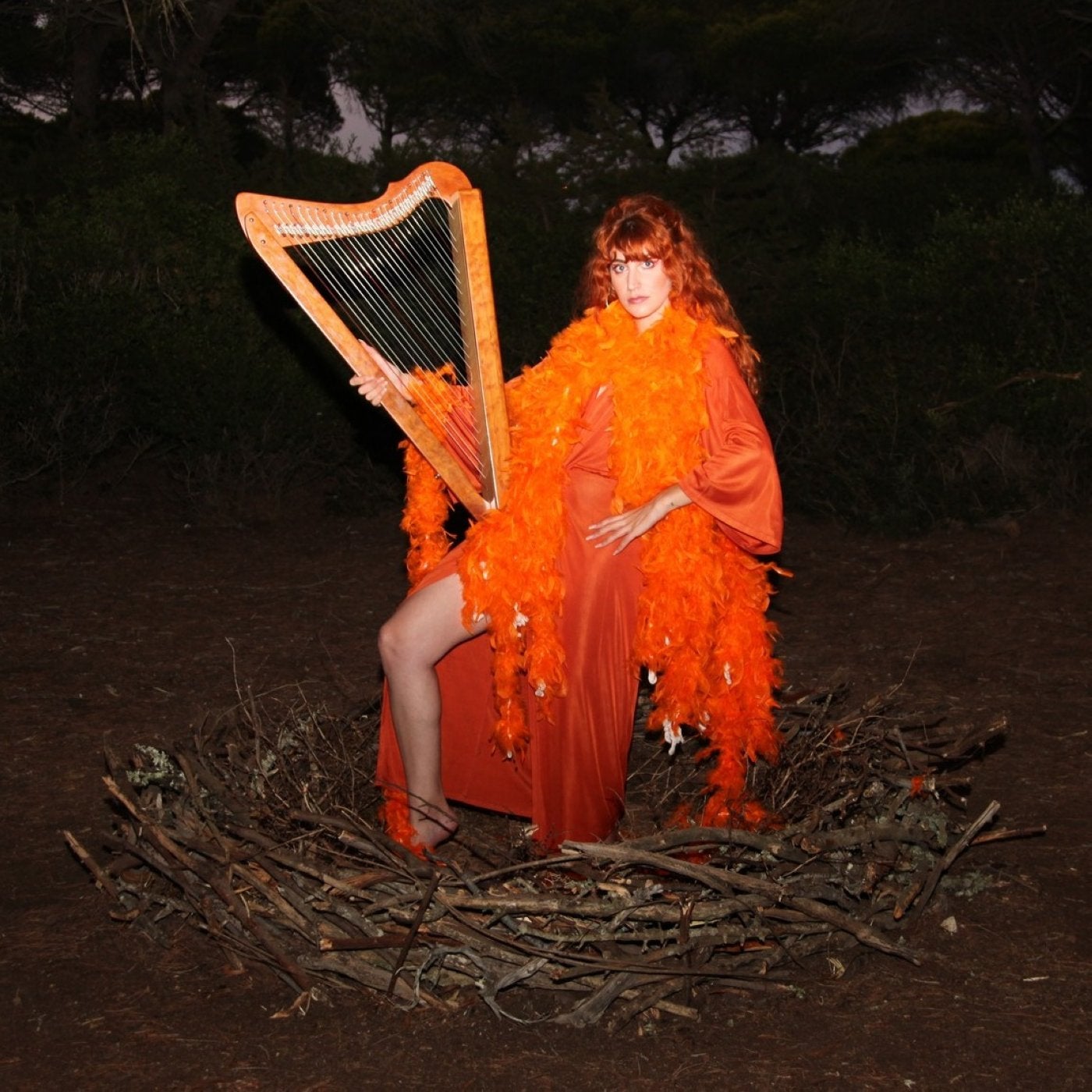 La arpista eléctrica y cantante gaditana Musgö.