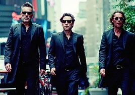 Manolo, Raúl y Óscar Qujiano, los tres hermanos que forman el grupo Café Quijano.