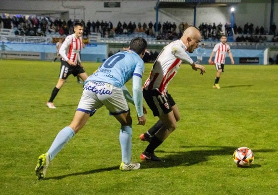 Madrazo, en el partido de ida en Piedrabuena.