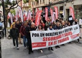 Cabecera de la manifestación.