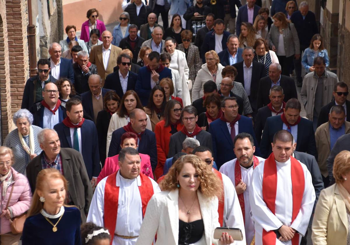 Las imágenes de la procesión de San Pedro mártir