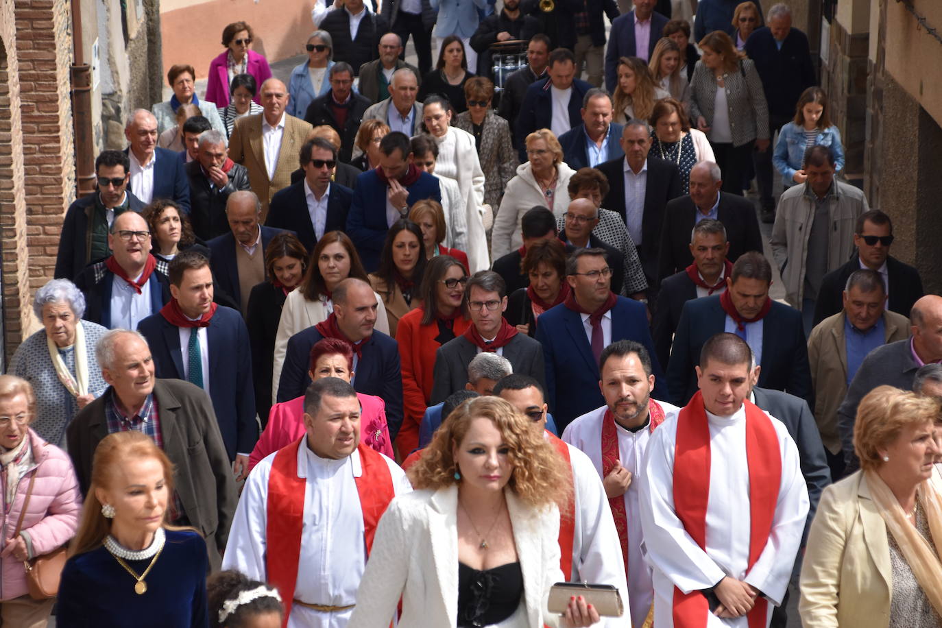 Las imágenes de la procesión de San Pedro mártir