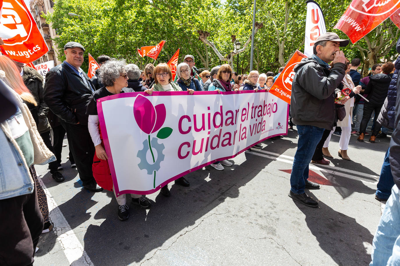 La manifestación del Primero de Mayo, en imágenes