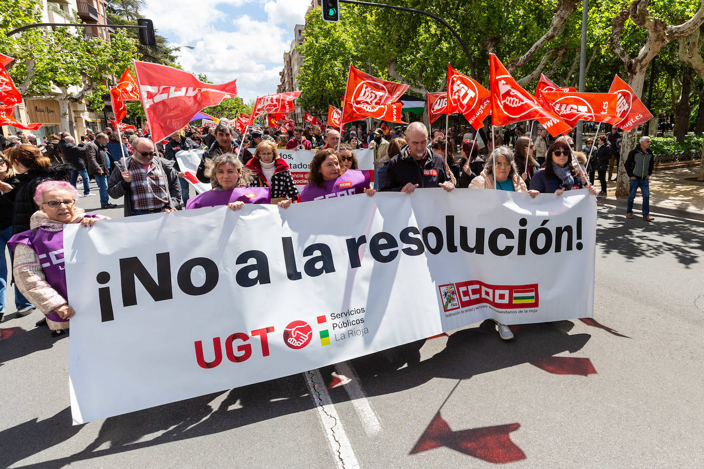 La manifestación del Primero de Mayo, en imágenes