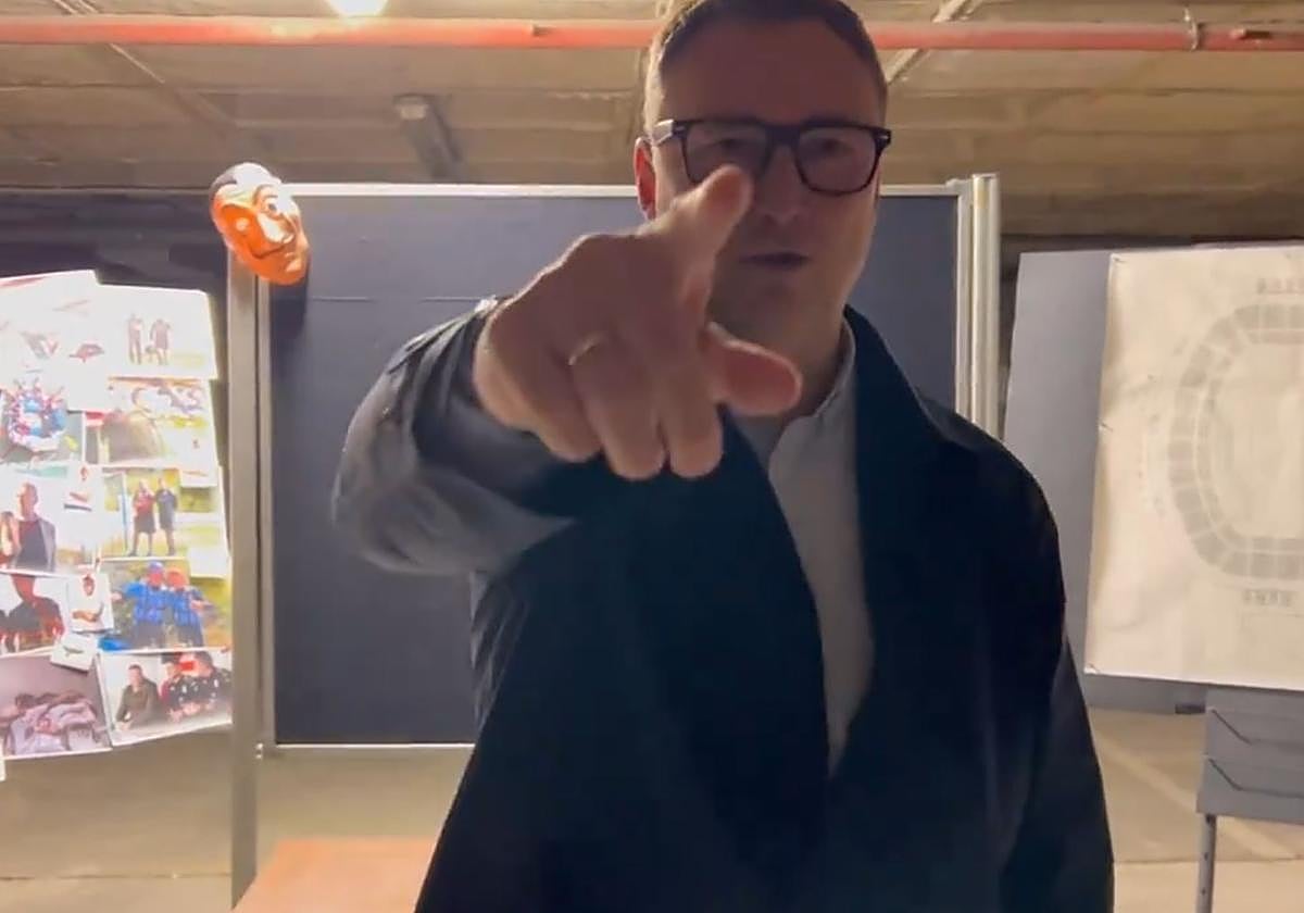 Fotograma del vídeo subido a sus redes por la Cultural Leonesa.