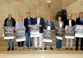 Presentación de la VII Carrera de la Familia, en el Ayuntamiento de Logroño.