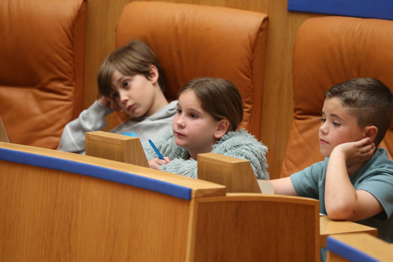 El Parlamento de La Rioja acoge la celebración del Pleno infantil