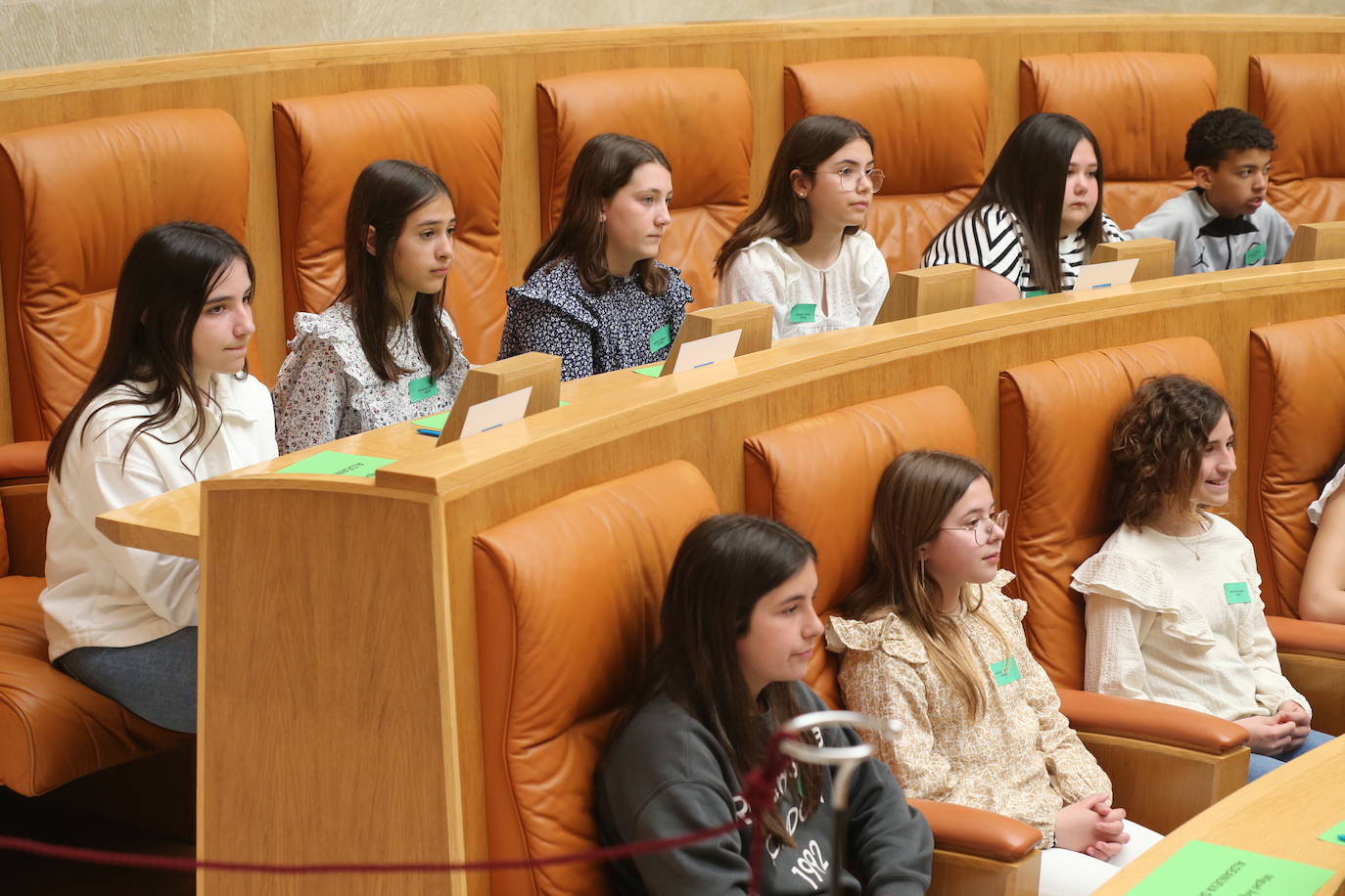 El Parlamento de La Rioja acoge la celebración del Pleno infantil