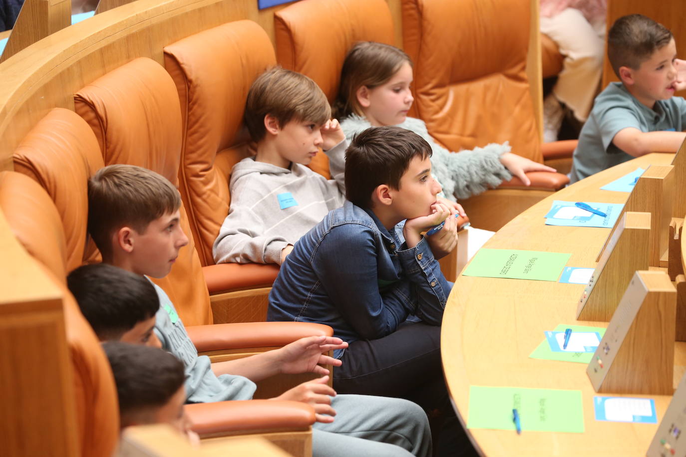 El Parlamento de La Rioja acoge la celebración del Pleno infantil