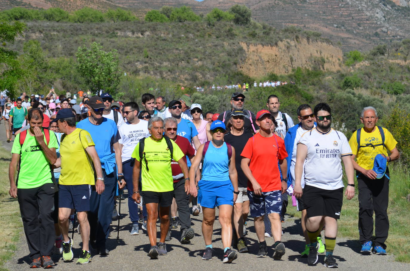 La XX edición de la Marcha por la Vía Verde del Cidacos