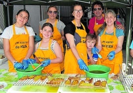 El trujal de Igea preparó 1.500 tostadas