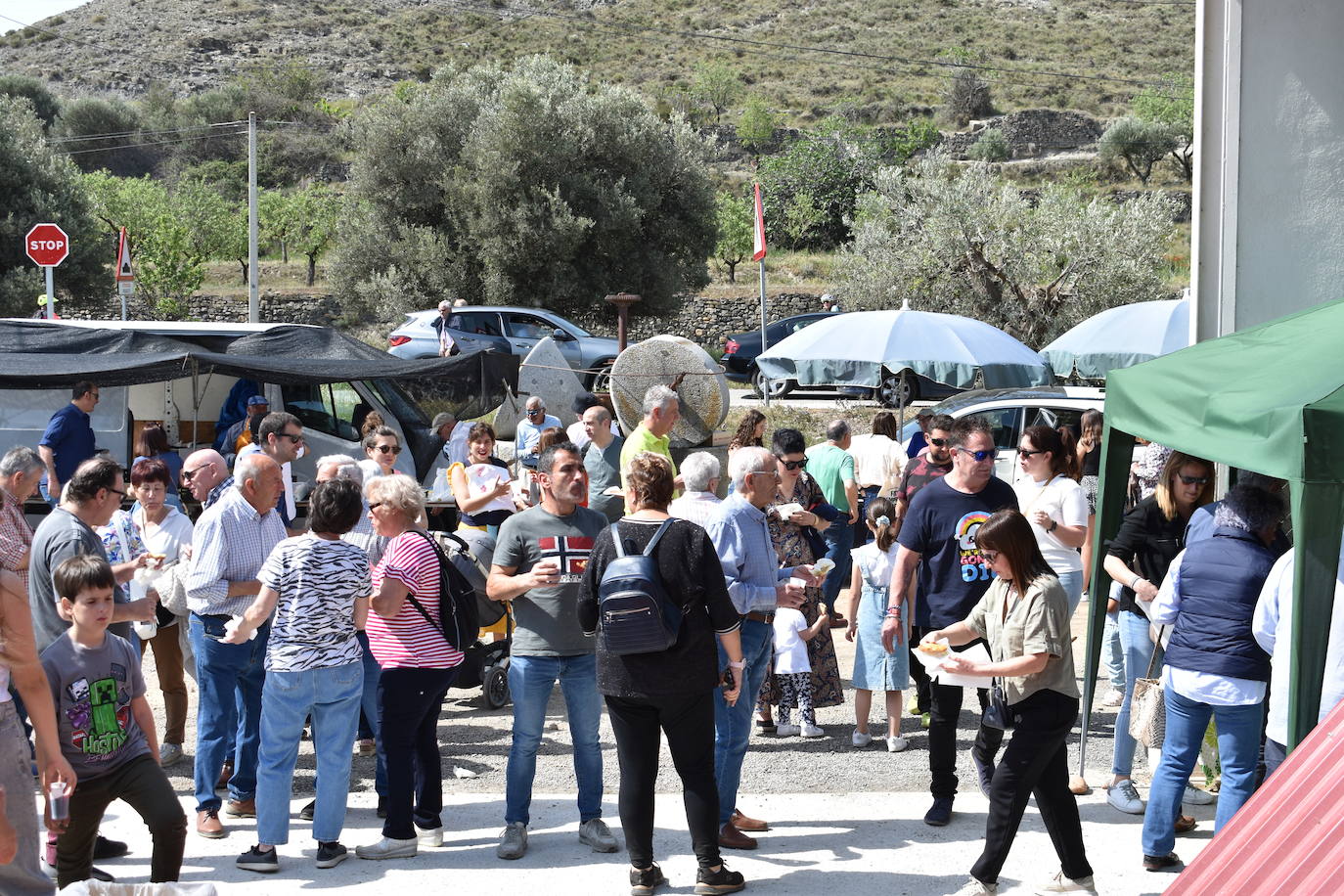 Fiesta del trujal en Igea con 1.500 tostadas para disfrutar