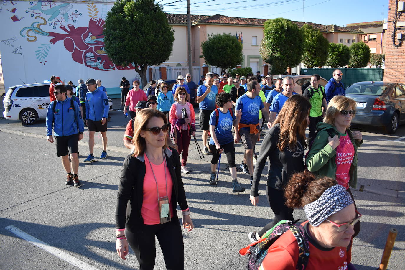Dos marchas senderistas reúnen más de trescientas personas en Pradejón y Rincón de Soto