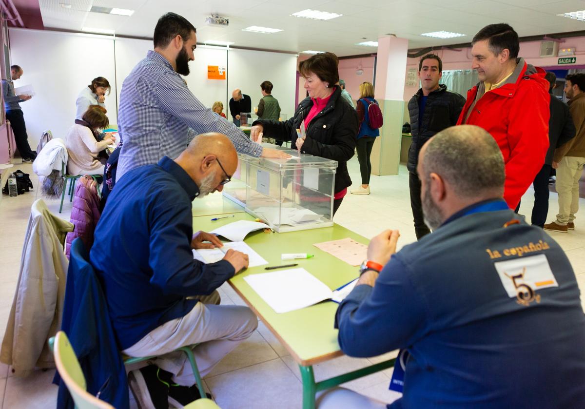 Resultado de las mesas electorales de Nájera