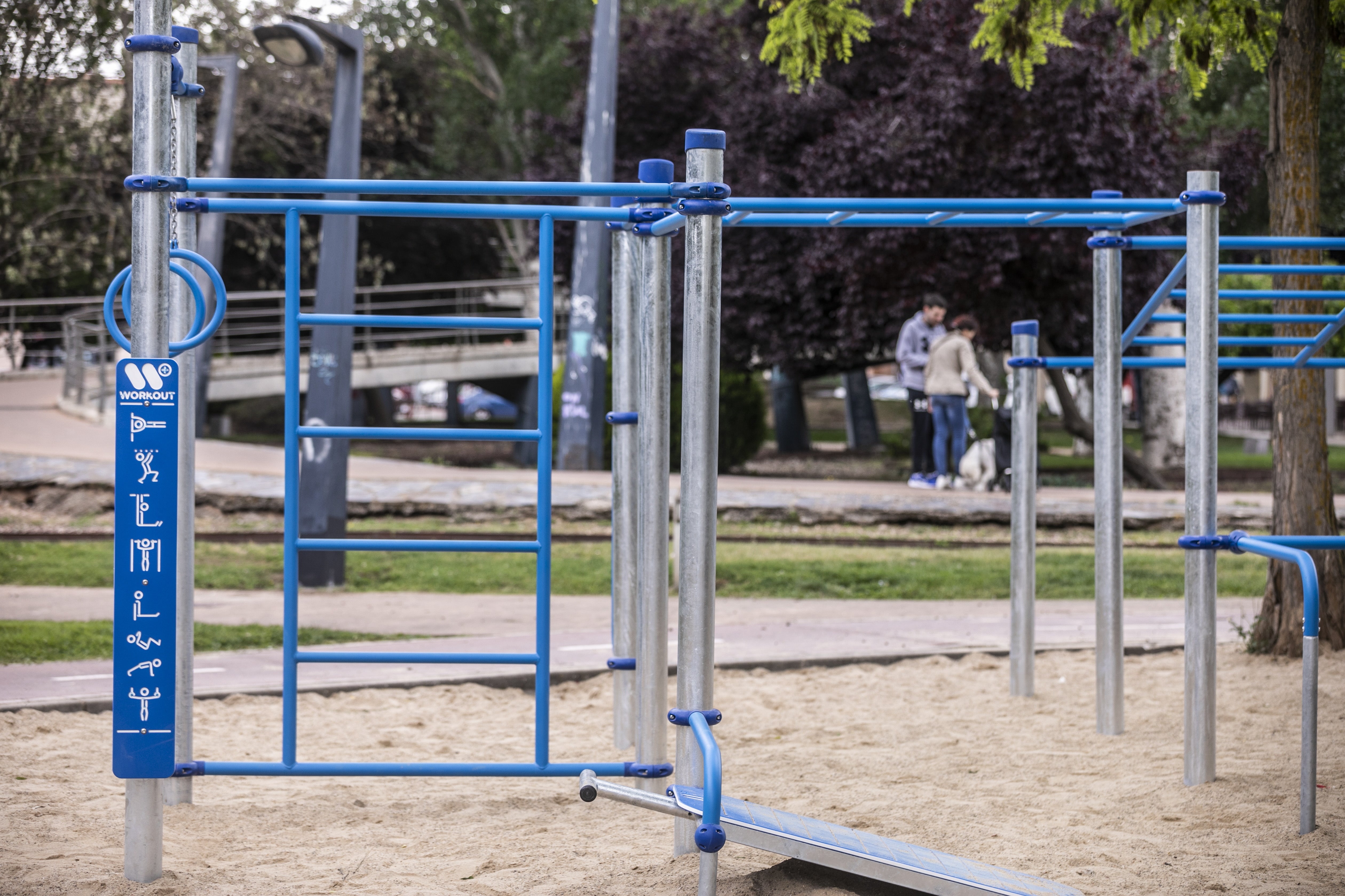 Área de calistenia del Parque San Adrián.