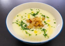 Vichyssoise con pera de Rincón