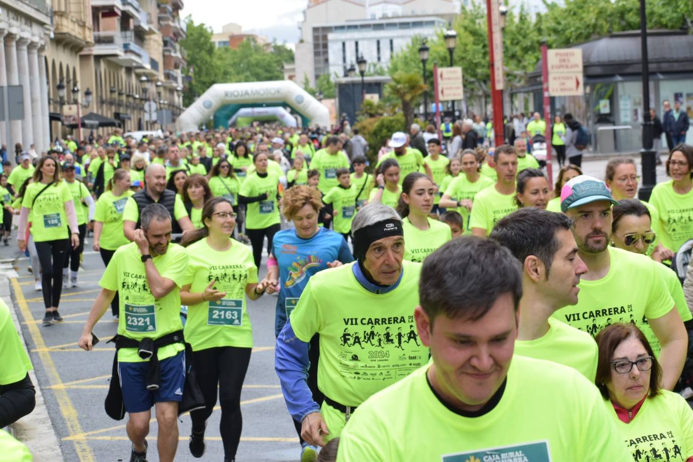 La Carrera de la Familia recorre las calles de Logroño con espíritu solidario