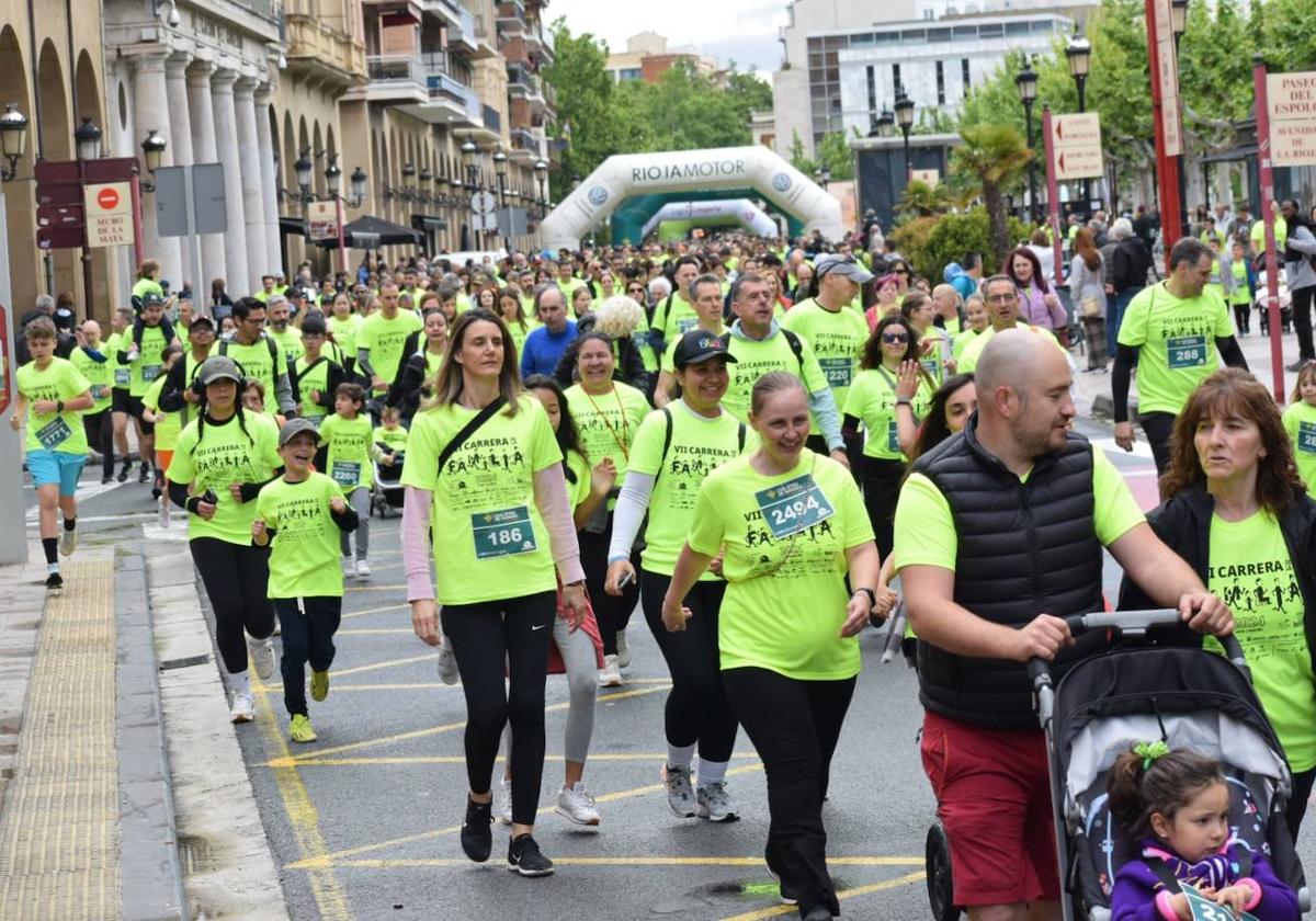 La Carrera de la Familia recorre las calles de Logroño con espíritu solidario