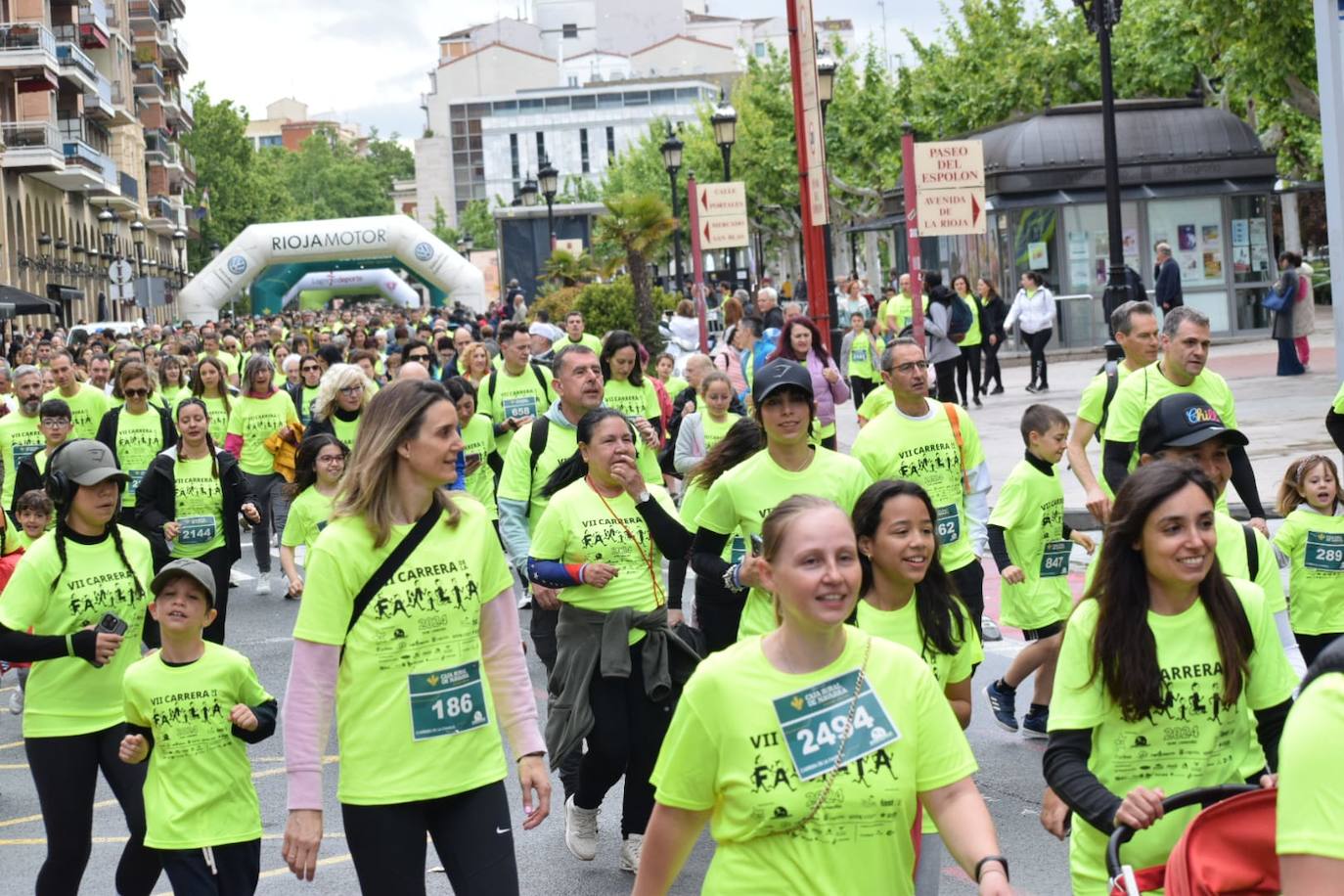 La Carrera de la Familia recorre las calles de Logroño con espíritu solidario