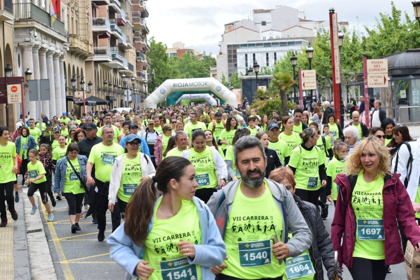 La Carrera de la Familia recorre las calles de Logroño con espíritu solidario