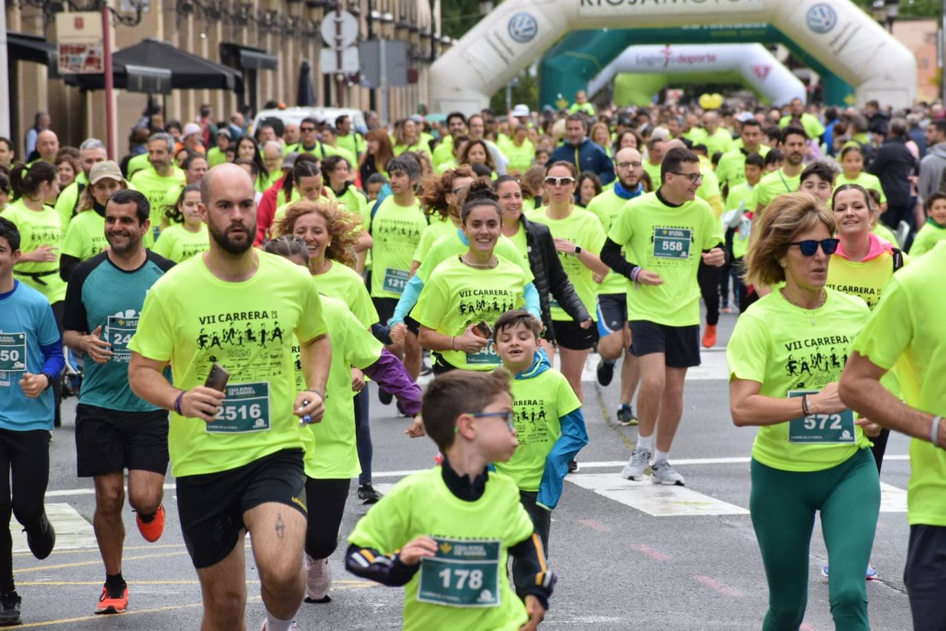 La Carrera de la Familia recorre las calles de Logroño con espíritu solidario