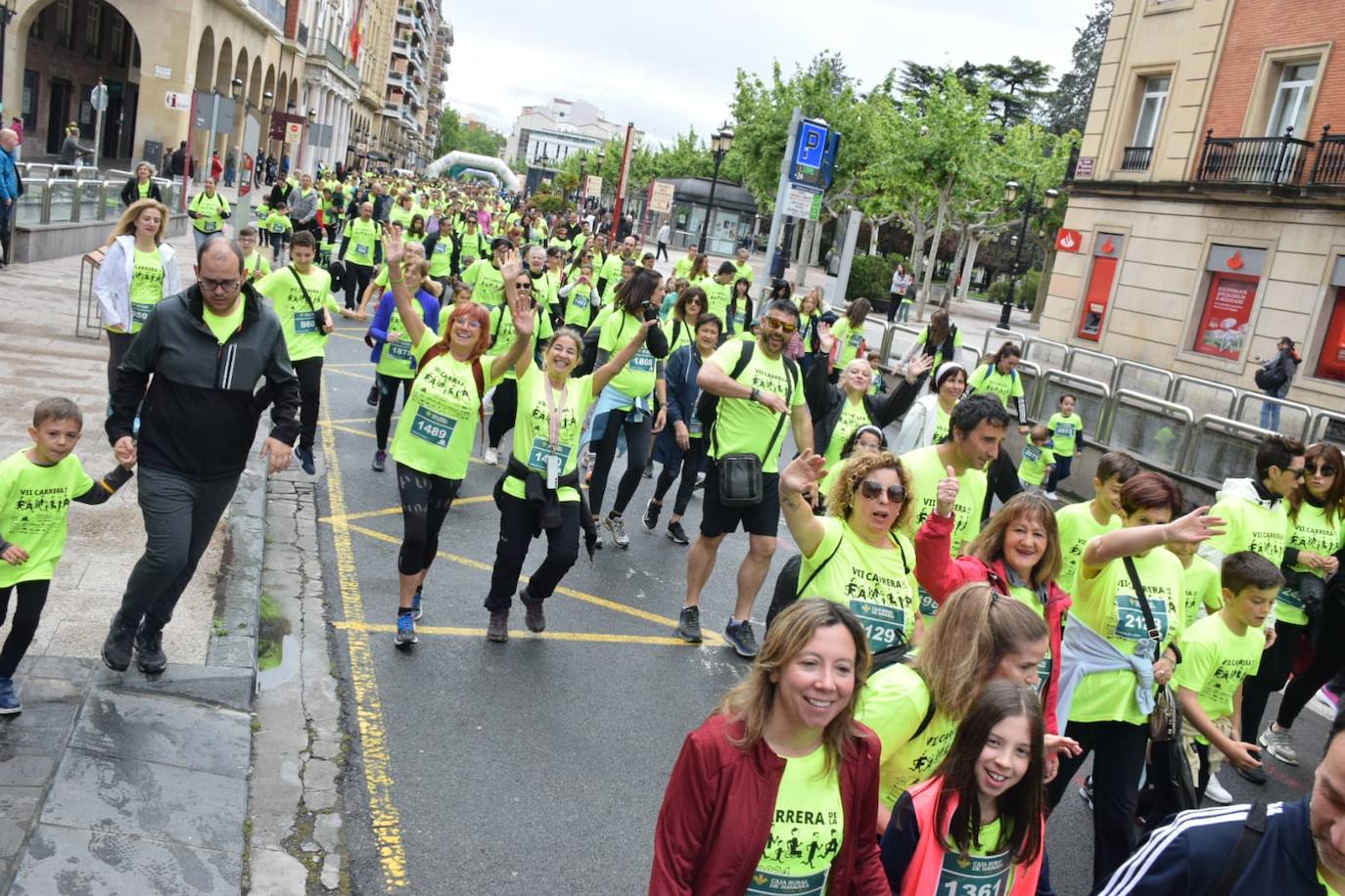 La Carrera de la Familia recorre las calles de Logroño con espíritu solidario