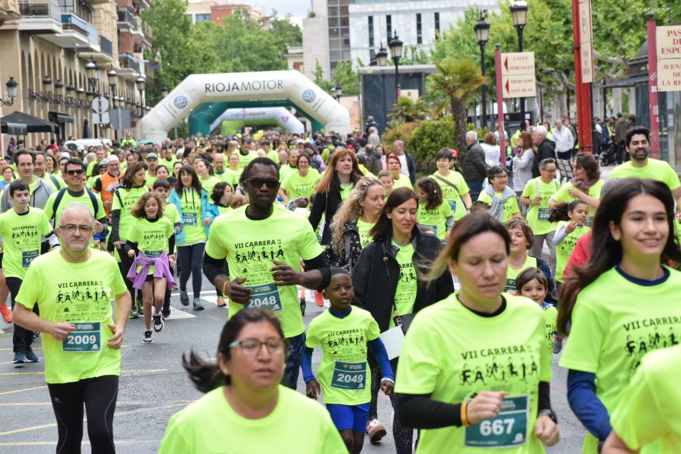 La Carrera de la Familia recorre las calles de Logroño con espíritu solidario