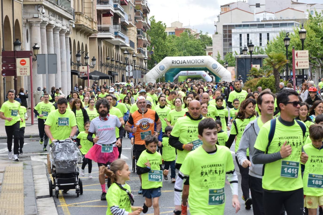 La Carrera de la Familia recorre las calles de Logroño con espíritu solidario