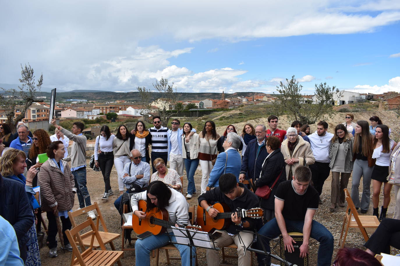 Inauguración de la ermita de la Virgen de Fátima en Pradejón