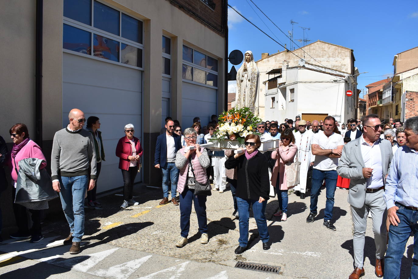 Inauguración de la ermita de la Virgen de Fátima en Pradejón
