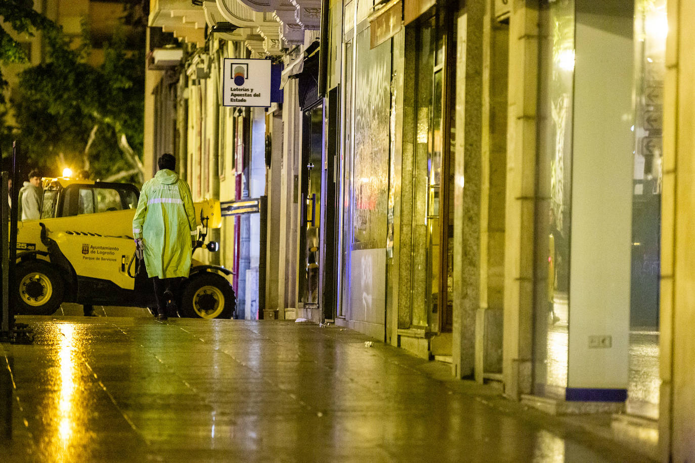 De patrulla por las calles de Logroño