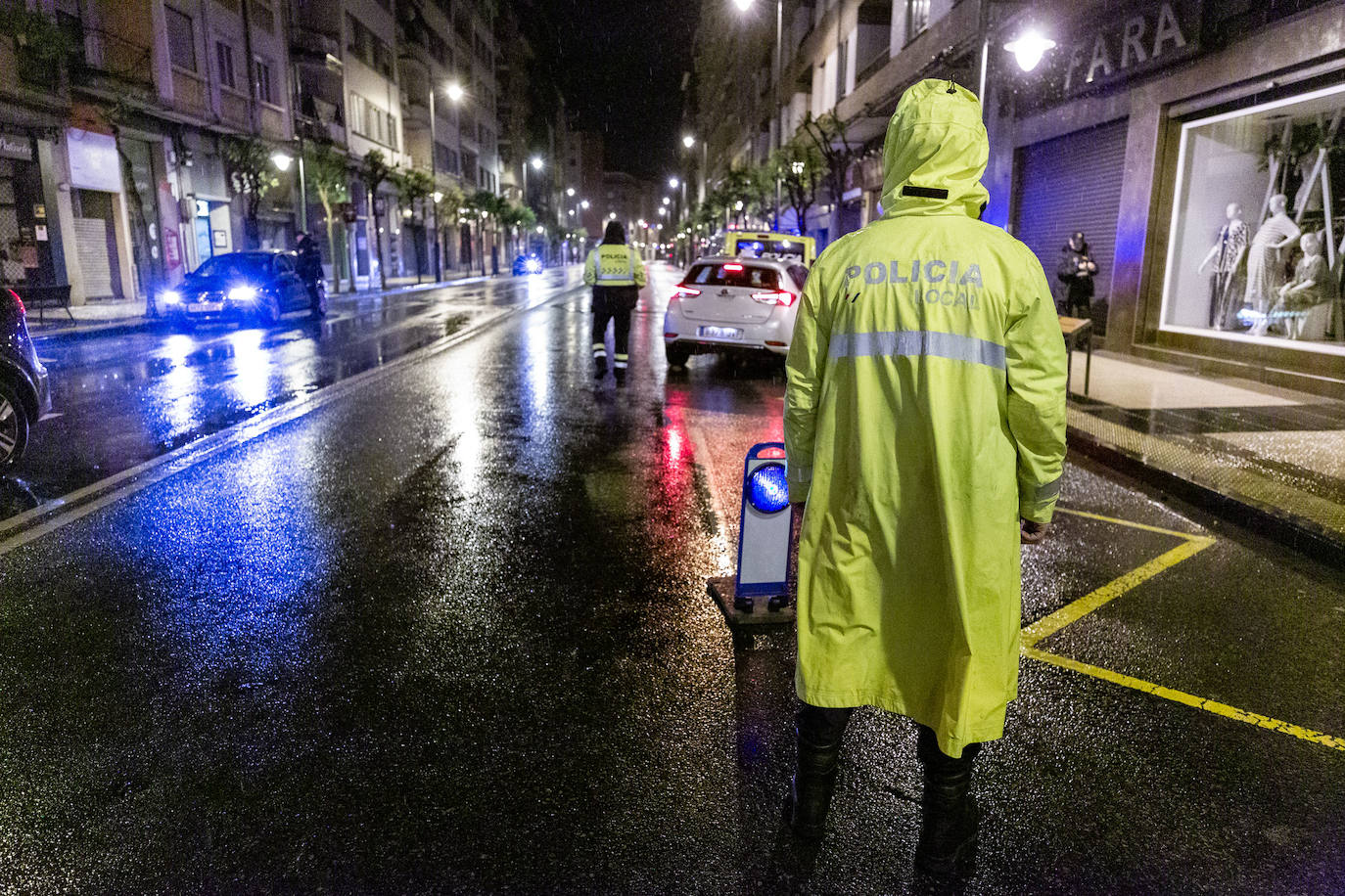 De patrulla por las calles de Logroño