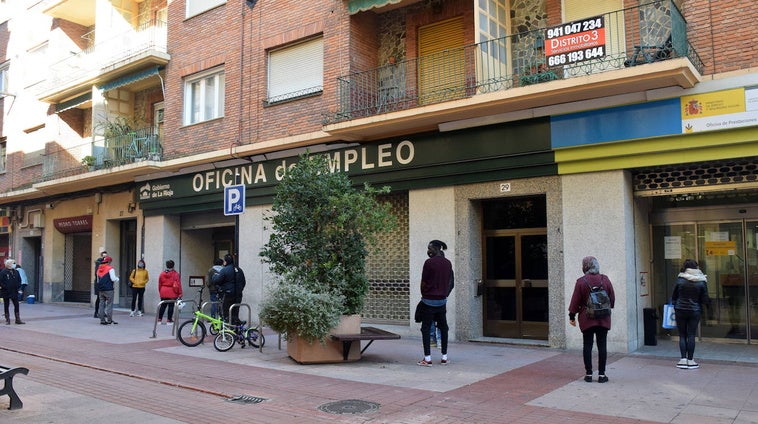 Oficina de empleo de Logroño.