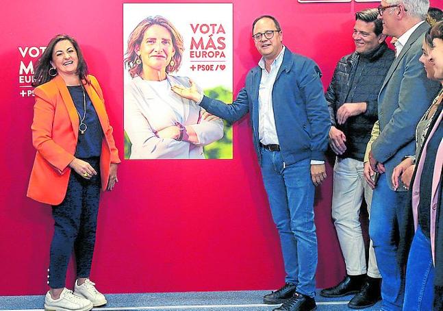 Luena y Andreu prsentan el cartel para las europeas.